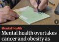 Britons’ Growing Concern: Mental Health Surpasses Cancer and Obesity as Top Health Priority