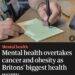 Britons’ Growing Concern: Mental Health Surpasses Cancer and Obesity as Top Health Priority