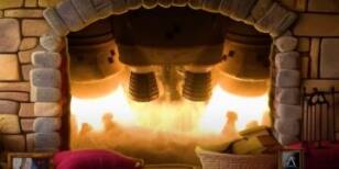 Get Cozy this Festive Season with NASA’s SLS Rocket Engine Fireplace – A Must-Watch Video!