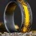 Captivating Apollo 11 Moon Meteorite Wedding Ring: A Celestial Piece of History