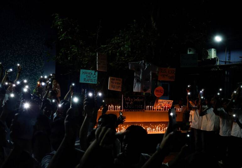 India protest‍ doctors